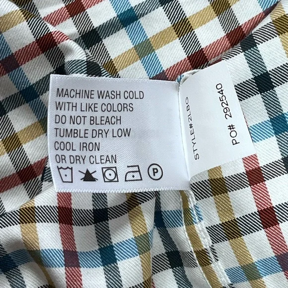 Orvis Men’s Check Pattern Country Twill L/S Button Up Dress Shirt. Size XL NWT - Picture 10 of 11
